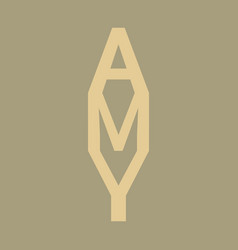 Initials Logo Amy