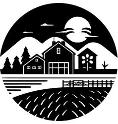 Farm - Minimalist And Flat Logo