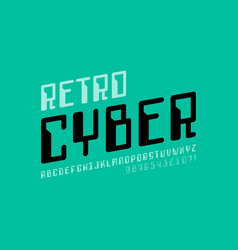 Retro Computer Style Font