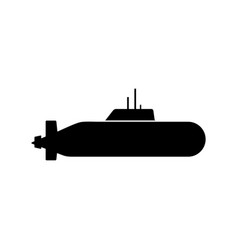 Submarine Flat Style Icon