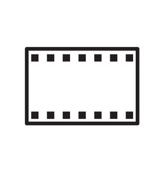 Film Roll Line Icon Logo