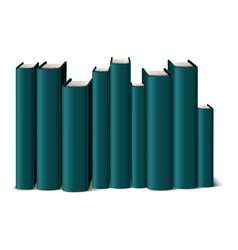 Green Book Spines Mockup Stack Of Hardcovers