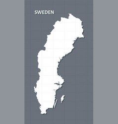 Map Sweden Template Europe Outline Country