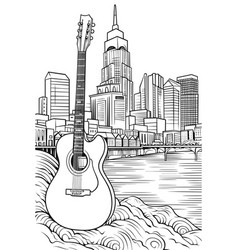 Nashville Coloring Page