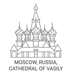 Russia Moscow Cathedral Of Vasily Travel