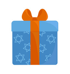 Blue Gift Box Hanukkah