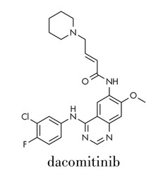 Dacomitinib Cancer Drug Molecule Egfr Inhibitor