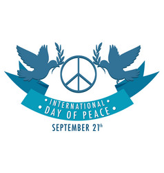 International Day Of Peace Banner Design