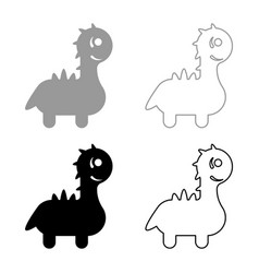 Funny Dragon Cute Character Dinosaur Dino Set