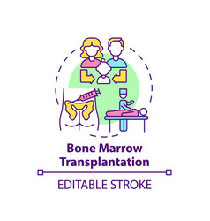 Bone Marrow Transplantation Concept Icon