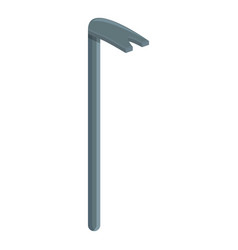 Carpentry Crowbar Icon Cartoon Crime Tool