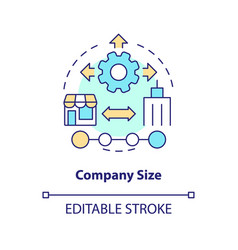 Company Size Concept Icon