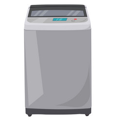 Modern Washing Machine On A White Background