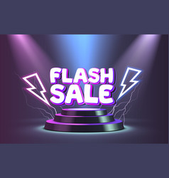 Flash Sale Event Big Offer Poster Label