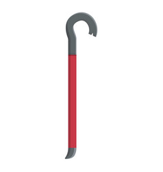 Crowbar Icon Cartoon Hand Construction