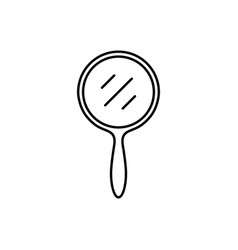 Hand Mirror Line Icon