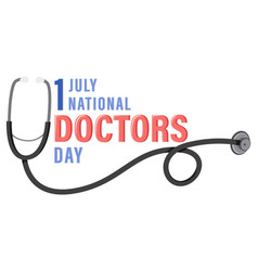 National Doctor Day In July Logo