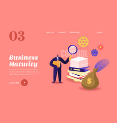 Business Maturity Landing Page Template Tiny