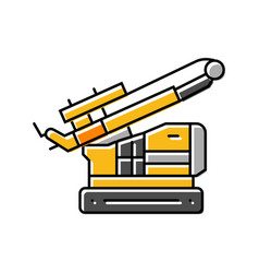 Pile Driver Civil Engineer Color Icon