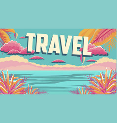 Travel Banner Landscape