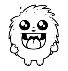 Cute Monster Mascot Character Design