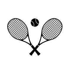 Tennis Racket Flat Style Icon