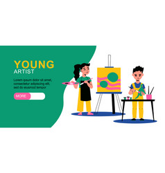 Young Artist Horizontal Banner