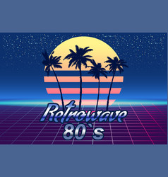 Retrowave 80 S Retro Banner Vaporwave Aesthetic