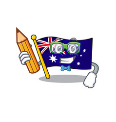 Student Australian Cartoon Flag Kept In Cupboard