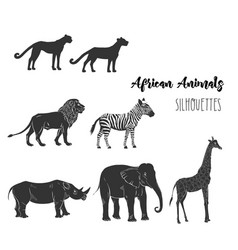 Afri Animals Silhouettes