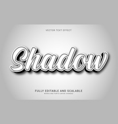 Editable Text Effect Shadow Style