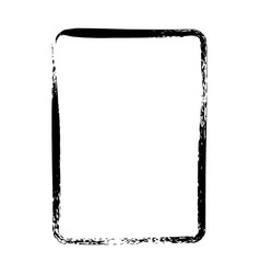 Frame Border Curved Grunge Shape Icon Vertical