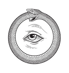 Ouroboros Or Uroboros Serpent Snake