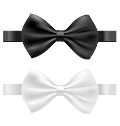 Black And White Bow Tie