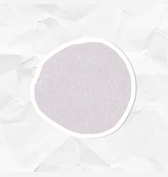 Pastel Purple Round Badge Sticker