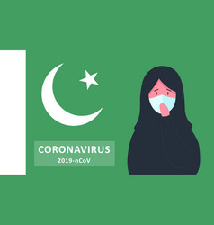 Coronavirus In Pakistan Arabic Girl In Mask