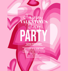 Valentines Day Party Poster Flyer Design