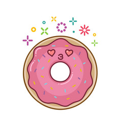 Donut Kawaii Vector Images Over 1 900