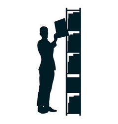 Executive Picking File Silhouette