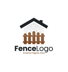 Fence House Logo Design Template