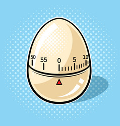 Egg Timer Comic Book Pop Art