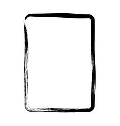 Frame Border Curved Grunge Shape Icon Vertical