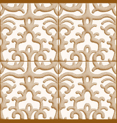 Seamless Pattern With Mosaic Tiles