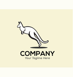 Start Jump Kangaroo Logo Design Inspiration