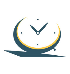 Time Clock Logo Design Template