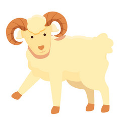 Joking Ram Icon Cartoon Goat Animal