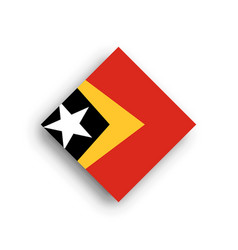 Rhombus Flag Of East Timor