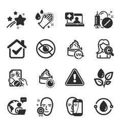 Set Healthcare Icons Such As Prescription