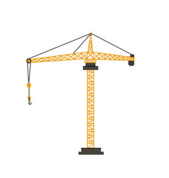 Construction Equipment Crane Building