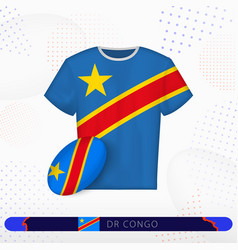 Dr Congo Rugby Jersey With Ball